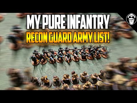 My Tournament Pure Infantry Recon Guard Army List! | Astra Militarum | Warhammer 40,000