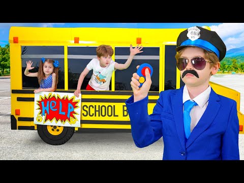 Eva and Friends Escape the School Bus