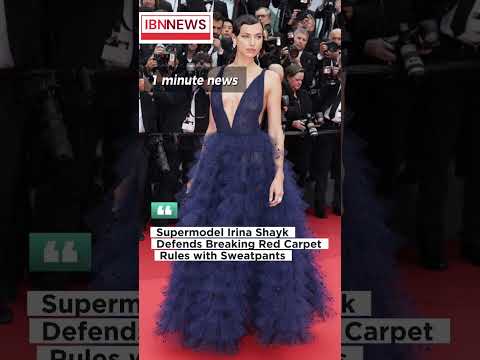 Supermodel Irina Shayk Defends Breaking Red Carpet Rules with Sweatpants