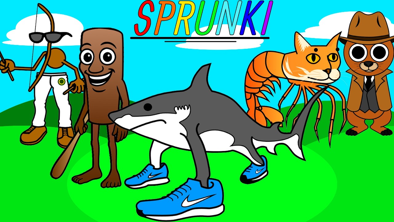 Fiz MEMES BRAINROT dentro do SPRUNKI (Tung Tung Sahur, Tralalelo Tralala)