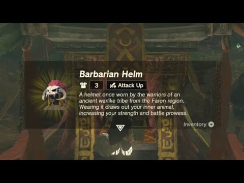 Where To Find Barbarian Helm (Attack Up) | The Legend of Zelda Tears of the Kingdom