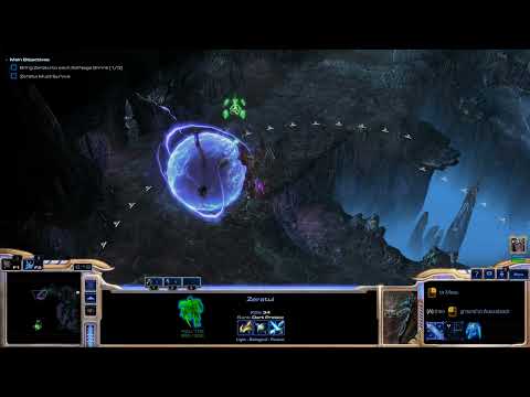 StarCraft II WOL Full Story Campaign 4K Ultra Part 3 Zeratul Missions