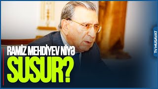 Ramiz Mehdiyev NİYƏ SUSUR? Artıq durub deyə biləcəyi heç nə YOXDUR - Əli Mustafadan FƏRQLİ BAXIŞ