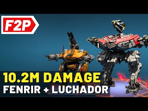 10.2 Million Damage using Free to Play Robots & Weapons in War Robots - WR F2P