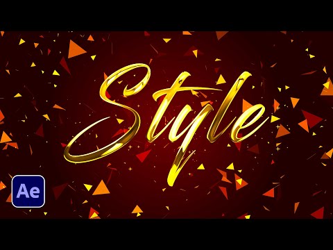Easy After Effects Tutorial Particles Logo Text Animation Download Free Template