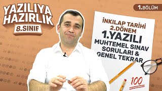 Sınavda Bu Sorulara Dikkat! 8. Sınıf İnkılap Tarihi 2. Dönem 1. Yazılıya Hazırlık (2022 Soruları)