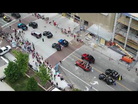 2022 TJF All-Jeep Parade Monroe Street