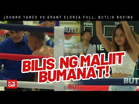 Hinde Ko nga Nakita sa Bilis | Johnro Taneo vs Grant Elorza Butlig Boxing Promotions