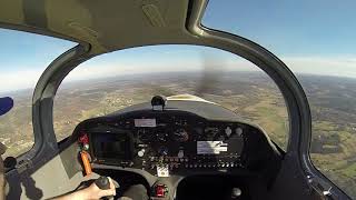 Sling 4 F-WHNT en vol vue de l'intérieur.
