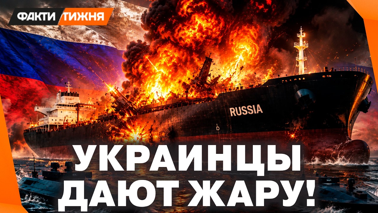 🔥 РОССИЯНЕ, ВСТРЕЧАЙТЕ! Теневой флот РФ - В ТРУХУ! КАКИМИ ДРОНАМИ Украина РАЗ