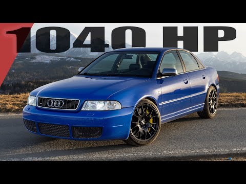 1040HP!! AUDI S4 B5 FROM HELL - Crazy launches, 100-200kmh in 3.7 SEC - The sleeper hypercar killer