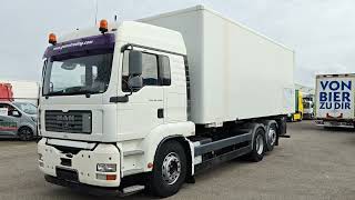 MAN TGA 26.440 6x2 Sleeper Cab Euro3 - Enclosed Box / BDF System - F containerbil | Bilde 4 - Autoline