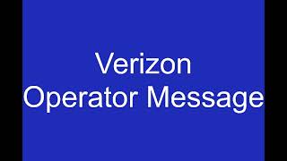 Verizon Operator Message Announcement 15