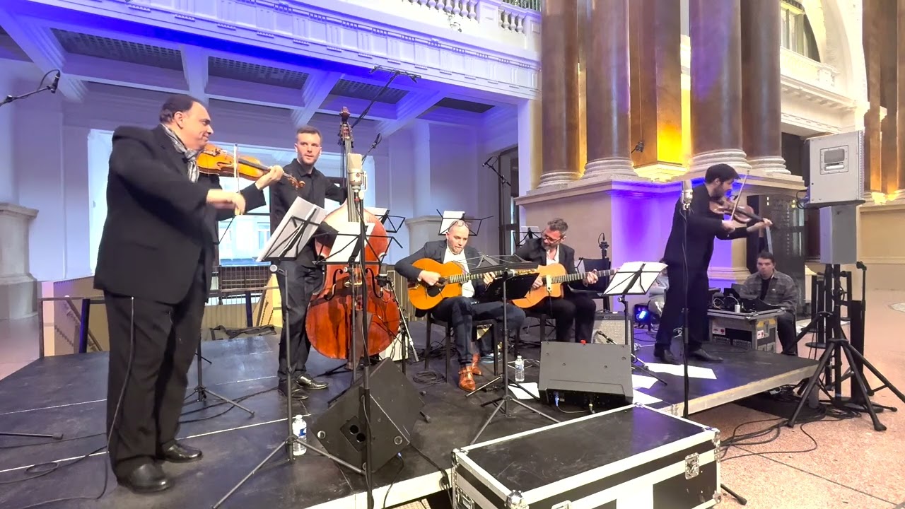Frédéric Chaine Quartet & Florin Niculescu - Just Friends - Concert at the Brussels Bourse