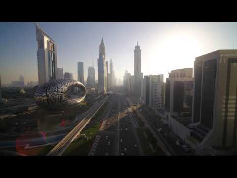 #Aerial: Sheikh Zayed Road, Financial District | Drone Shot - Dubai, United Arab Emirates