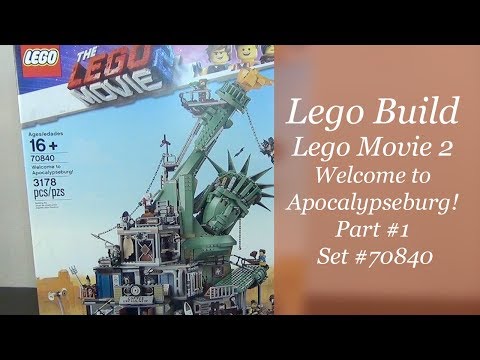 LEGO Movie Welcome To Apocalypseburg Build Part #1 - Set #70840