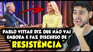 Pabllo Vittar diz que não vai embora do Brasil e faz discurso de &quot;resistência&quot; no programa do Bial