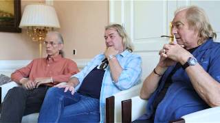 YES interview - Steve Howe - Geoff Downes - Alan White - 2014