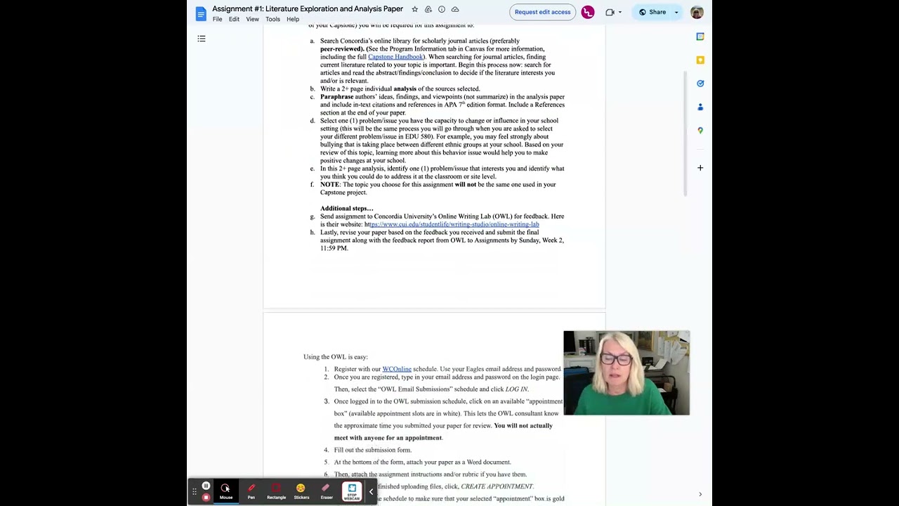 Assignment #1: Literature Exploration and Analysis Paper - Google Docs