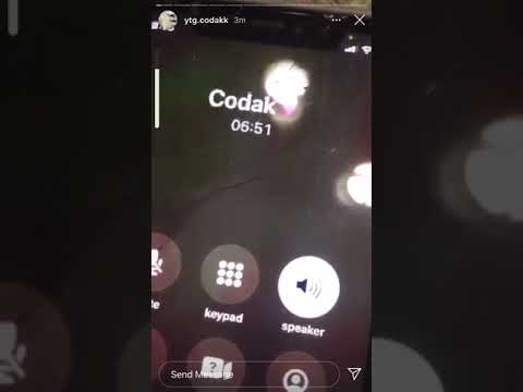 Toronto Rapper Ytg codak addresses his snitching situation on his ig story