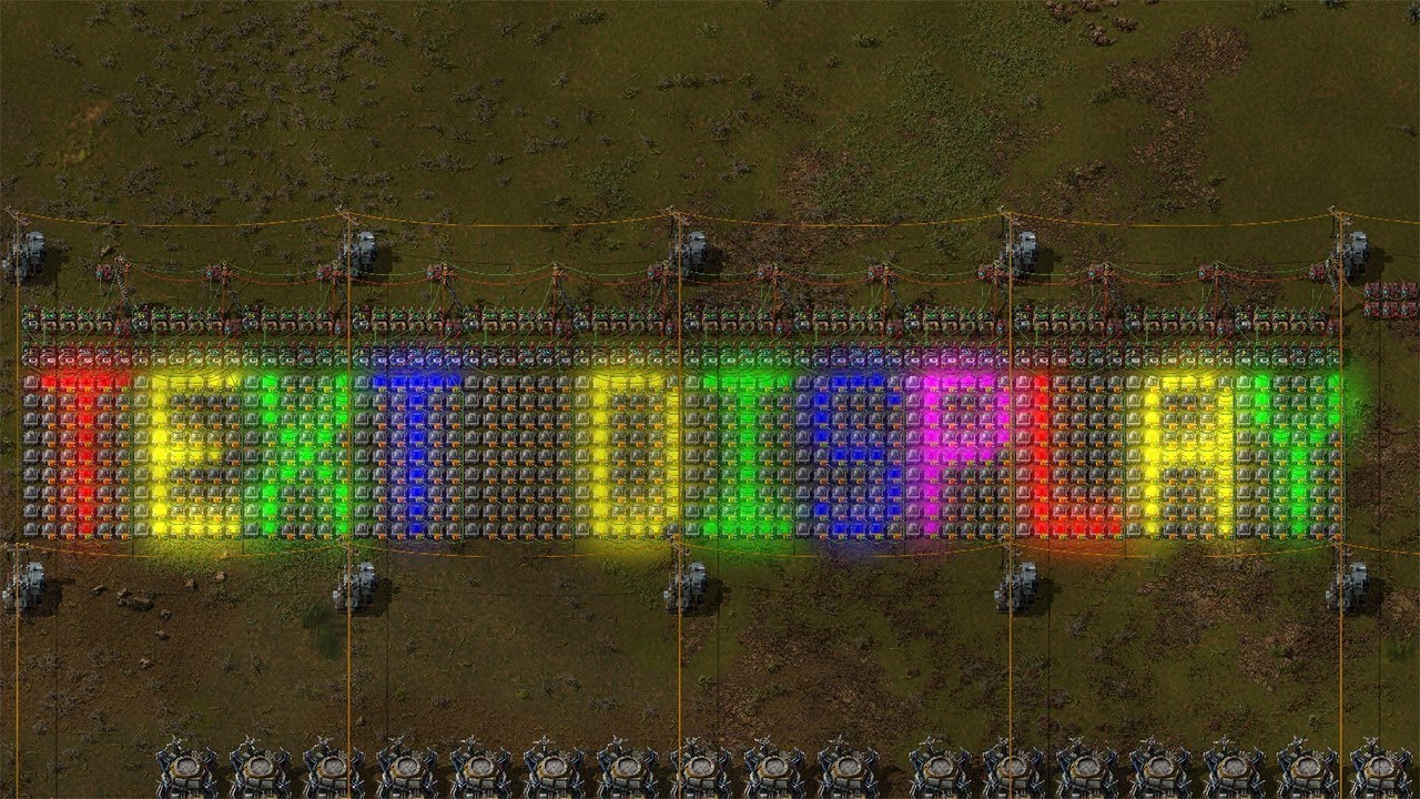Text Display - Factorio Builds