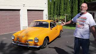 My Ride: 1971 VW Karmann Ghia dazzles in bright tangerine