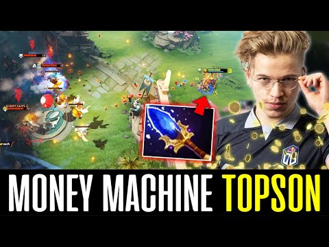This is the REAL Fountain Farming - TOPSON Bounty Hunter Mid DOTA 2