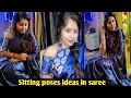 Sitting Poses Ideas In SAREE II Shorts Stylingtips Abhipshavlogs