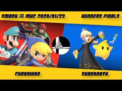 Chronikos (Toon Link, Roy, Luigi) Vs Shadoroth (Rosalina) - W Finals - Smash at MHC Jan 23, 2020