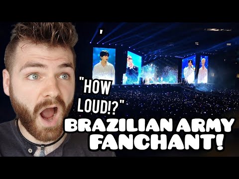 BTS LOUDEST CROWD! Brazilian ARMY Fanchant Gives Everyone Goosebumps | REACTION