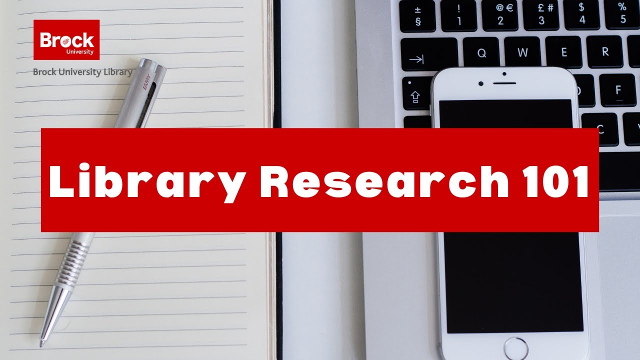 Library Research 101 Workshop (Winter 2022)