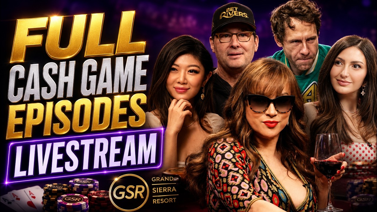 Hellmuth's Home Game - Cash Game Episodes 24/7 Poker Livestream