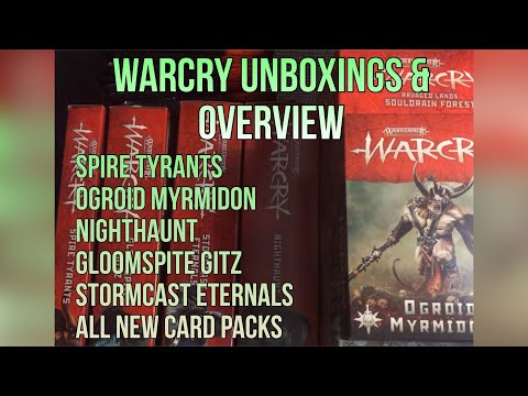 All warcry new released unboxing and overview