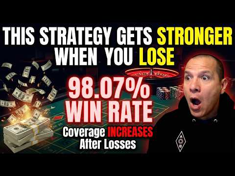 DAY 77:  The 98.07% Win Rate EZ MONEY Roulette Strategy!    #roulette