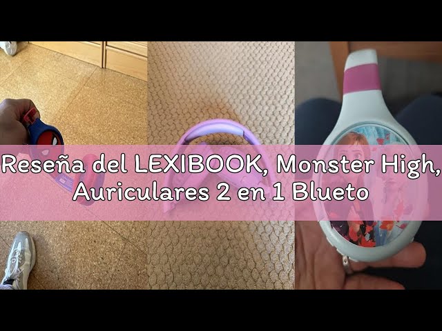 Vídeo relacionado con LEXIBOOK - Disney Stitch - Auriculares 2 en 1 Bluetooth y con Cable con micrófono y botón de Control, Plegables y Ajustables, Batería Recargable de Larga duración - HPBT010D