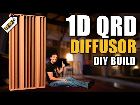 Build a Pro 1D Studio Diffusor for 34€ — Full Guide + Theory