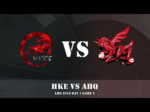 HKE vs AHQ - LMS 2016 - Day 1 - Game 2 - Highlights