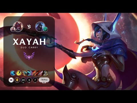 Xayah ADC vs Aphelios - KR Master Patch 13.12