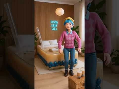 K Pop Demon Hunters Jump On A Bed Of Food #kpopdemonhunters#shorts #kpop #rumi #demonhunters