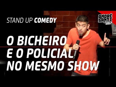 Quando o BICHEIRO tá no mesmo show que o POLICIA | André Santi | Stand Up Comedy