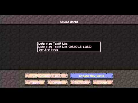Lets play Tekkit Lite #001