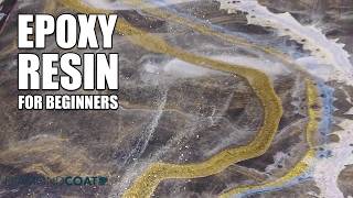 How to Make Epoxy Countertops Look Like Stone Over Existing Counters | Onyx or Geode Coat Effect