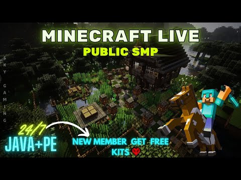 EPIC MINECRAFT SMP LIVE - JOIN NOW! #Minecraft