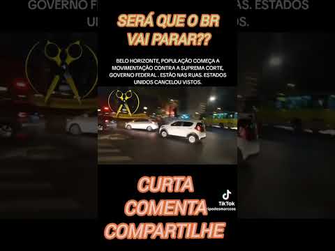 Belo Horizonte faz buzinaço contra o STF #shorts