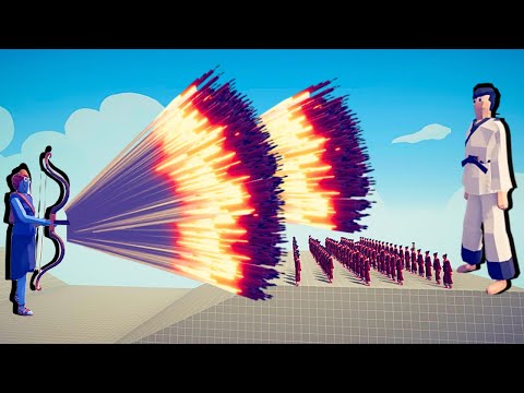 TAEKWONDO CHAMPION TEAM vs EVERY GOD - Totally Accurate Battle Simulator TABS
