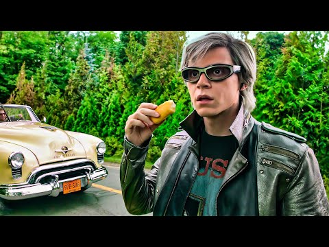 QuickSilver Saves Everyone From Explosion X-Mansion Scene  - Sweet Dreams - X-Men: Apocalypse (2016)
