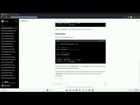 Parsing a single line from XML with Python