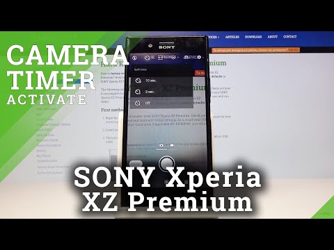 How to Set Camera Timer in SONY Xperia XZ Premium – Find Camera Countdown