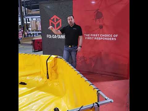 Take up Less Space With FOL-DA-TANK™ Single Lane Type II Portable Water Tanks