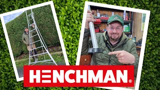 Henchman Ladders rubber feet - how to fit them to the tripod ladder hack!